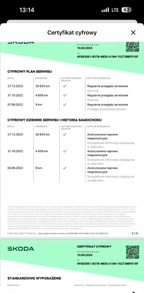 Skoda Superb cena 126500 przebieg: 24319, rok produkcji 2022 z Gdynia małe 211